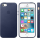 Apple Leather Case do iPhone SE Midnight Blue - 299551 - zdjęcie 2